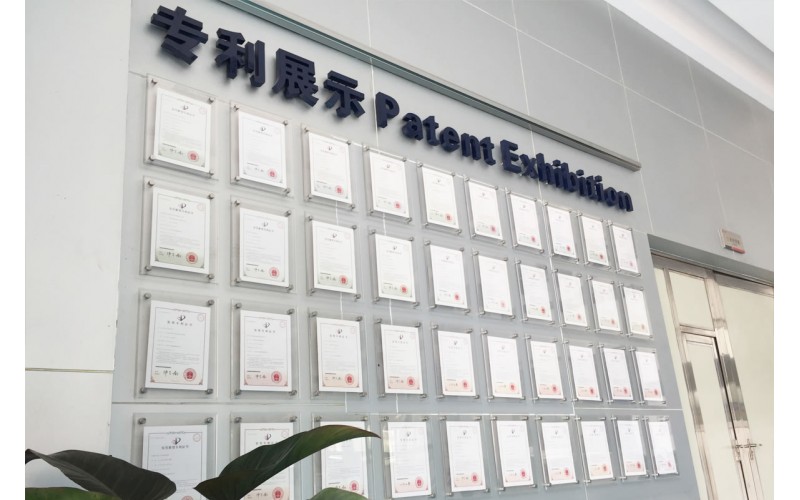 公司知识产权展示墙